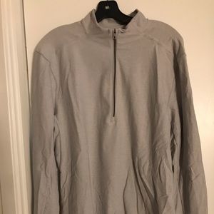 Lululemon Surge Warm Zip Neck - Sea Salt